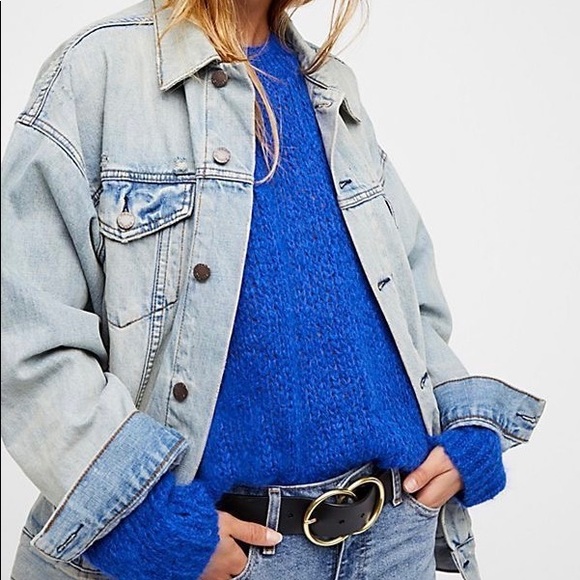 Free People Jackets & Blazers - Free People Denim Trucker Jacket